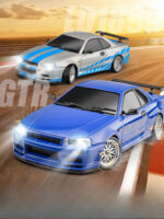 LDRC GTR R34 RC Car - High Speed, Alloy Body Built in Gyroscope