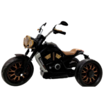 Kids Electric Bike – Stylish Gold & White Ride-On Adventure