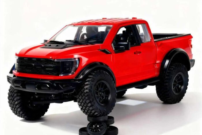 R12-01Q F150 Ford Raptor 1/12 Scale 4WD RC Crawler Pickup Truck RTR